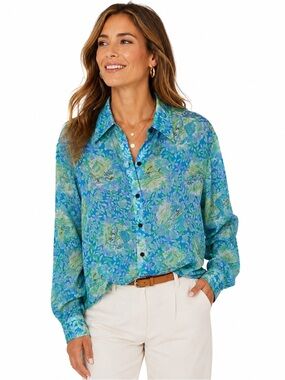 Vintage 70s Disney Kennington Mickey Hawaiian Shirt Rayon Surf Print L